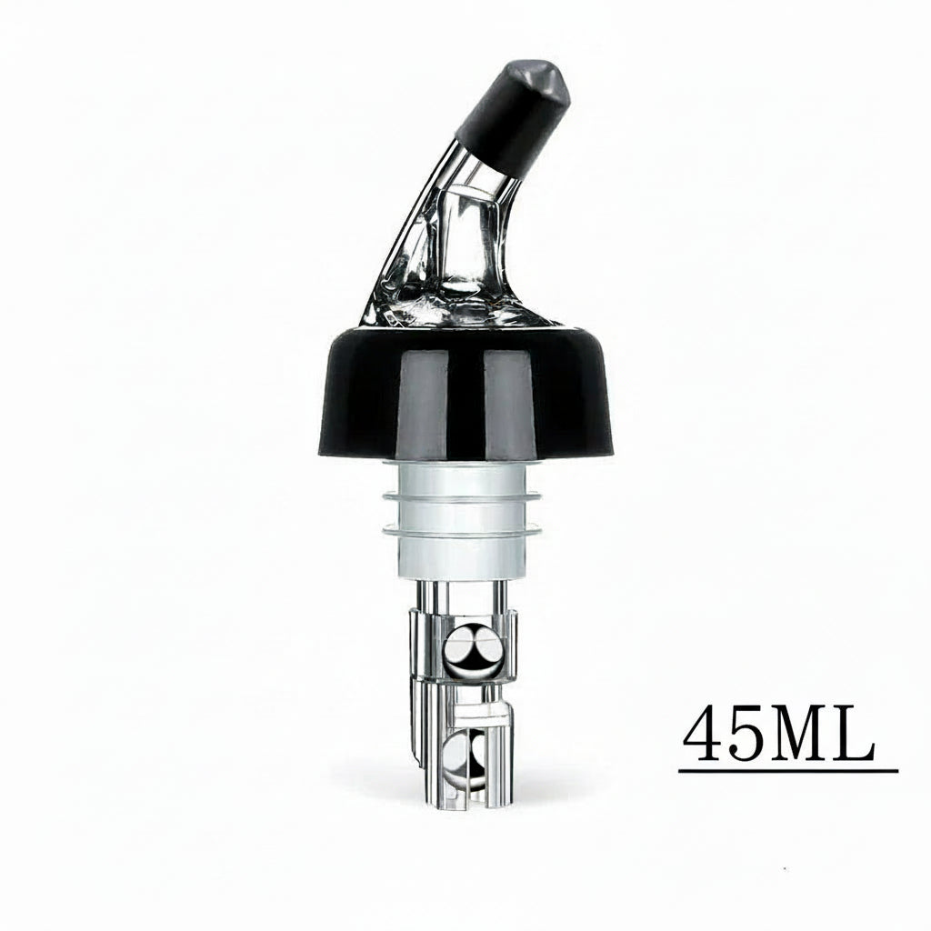 Quantitative Plastic Steel Ball Pourer 20Ml 30Ml 45Ml Reusable Bar Accessories-Red Wine Whiskey Decanter Drinkware Accessories