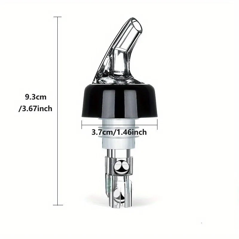 Quantitative Plastic Steel Ball Pourer 20Ml 30Ml 45Ml Reusable Bar Accessories-Red Wine Whiskey Decanter Drinkware Accessories