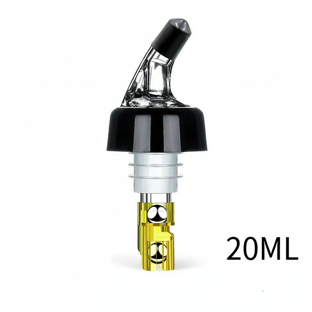 Quantitative Plastic Steel Ball Pourer 20Ml 30Ml 45Ml Reusable Bar Accessories-Red Wine Whiskey Decanter Drinkware Accessories